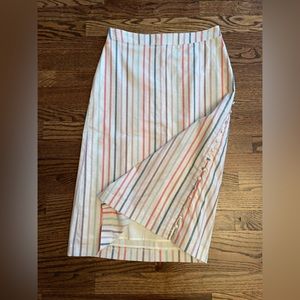 Madewell A-line cotton skirt